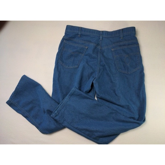 Town Craft Women's Light Blue Jeans Size W36 L30 Made In USA - Picture 8 of 10